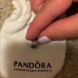 Swirl Pandora clip charm
